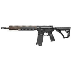 Fusil d'assaut Daniel D&eacute;fense M4 A1 Black-FDE Canon 14.5" Noir cal. 5.56