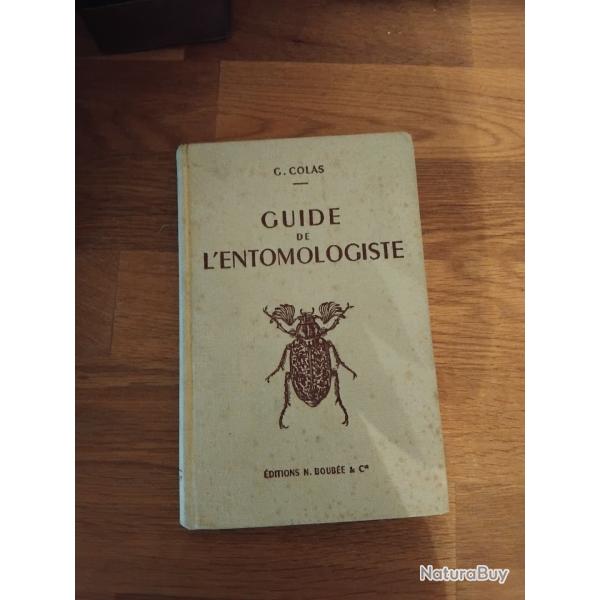 Guide de l'entomologiste G Colas 1962