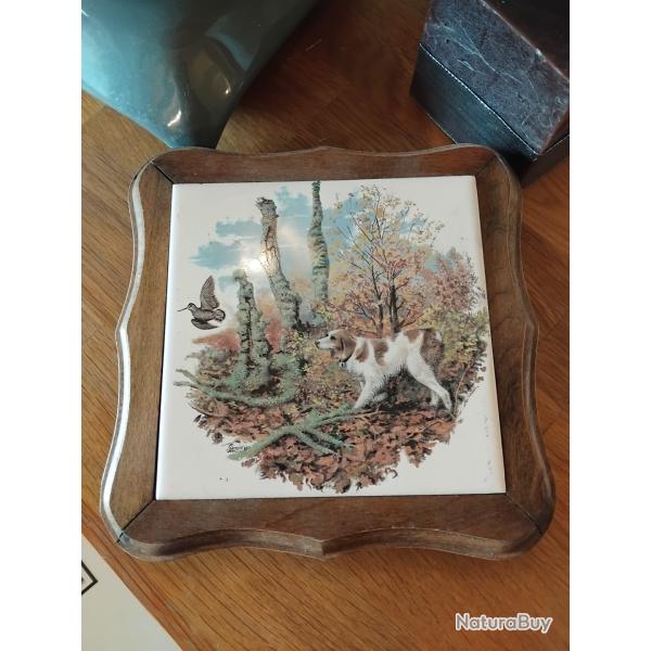 Dessous de plat chasse � la b�casse.