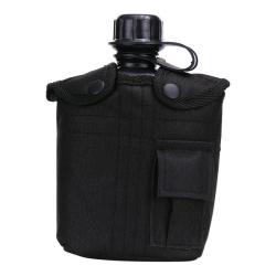 Gourde en plastique avec Housse (101 Inc) Noir