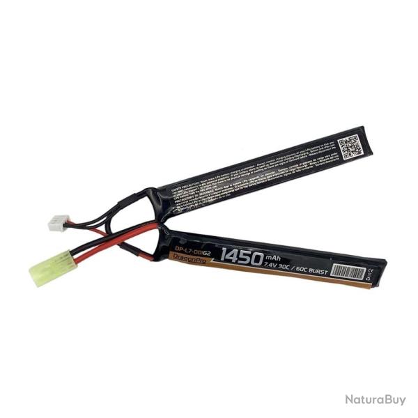 Batterie LiPo 7,4v Double 1450 mAh G2 Tamiya (DragonPro)