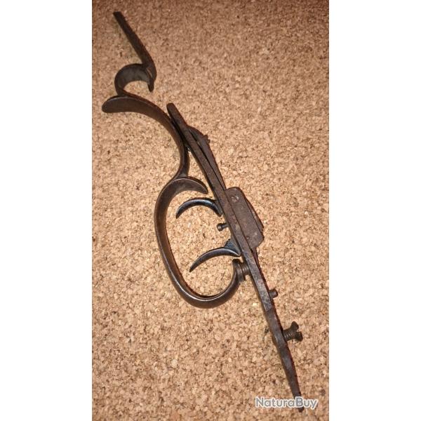 Pontet et d�tente pour fusil type Kipplauf ancien