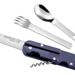 Couteau Bivouac Multifonction - Made in France Bleu Marine