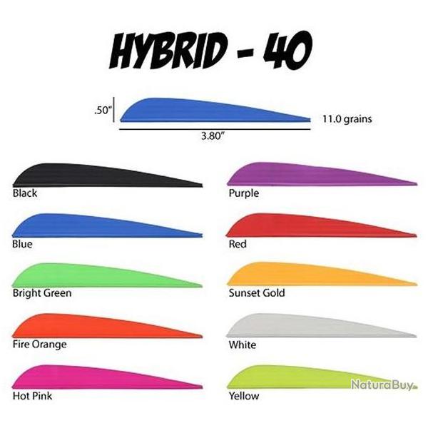 AAE - Plumes HYBRID 40 GRIS