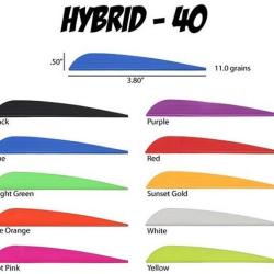 AAE - Plumes HYBRID 40 TURQUOISE