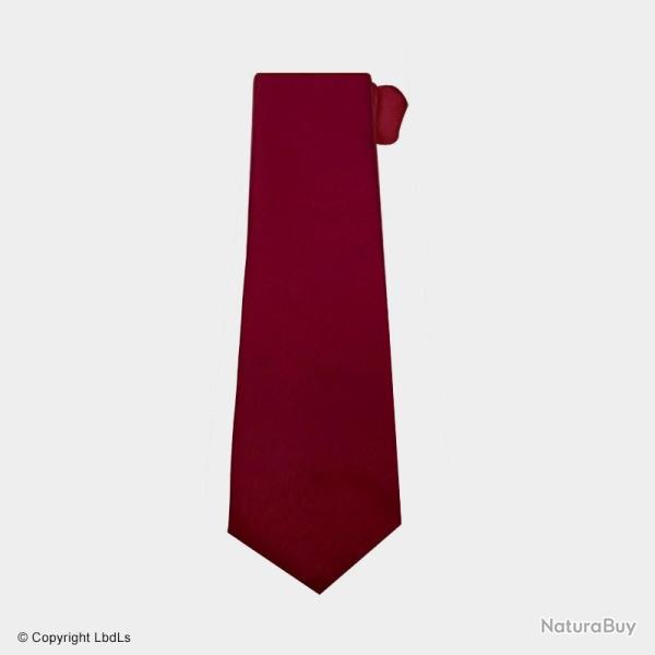 Cravate � �lastique rouge carmin