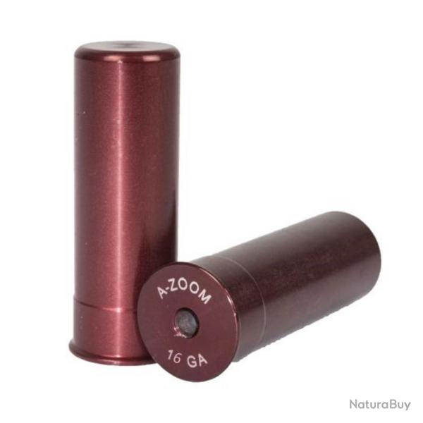 2 douilles amortisseur "Snap cap" cal. 16 en aluminium - A-Zoom