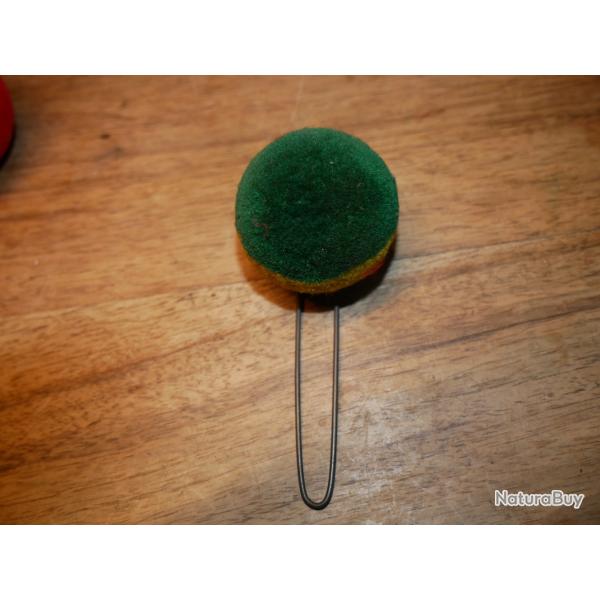 pompon de k�pi 1884 de chasseur Jonquille et vert