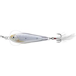 Poisson Nageur Live Target Flutter Shad 6,5cm 21g 6,5cm Silver / Pearl