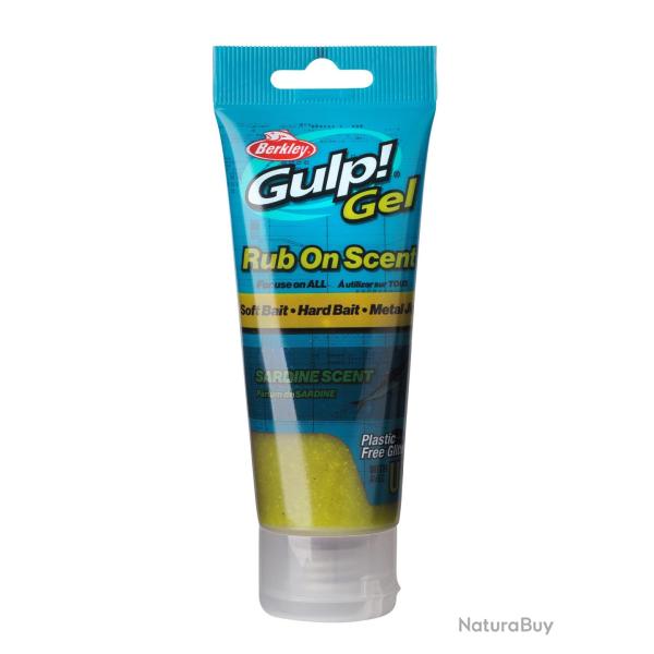 Attractant Berkley Gulp! Scent Gel Sardine 80ml Yellow Silver Flake