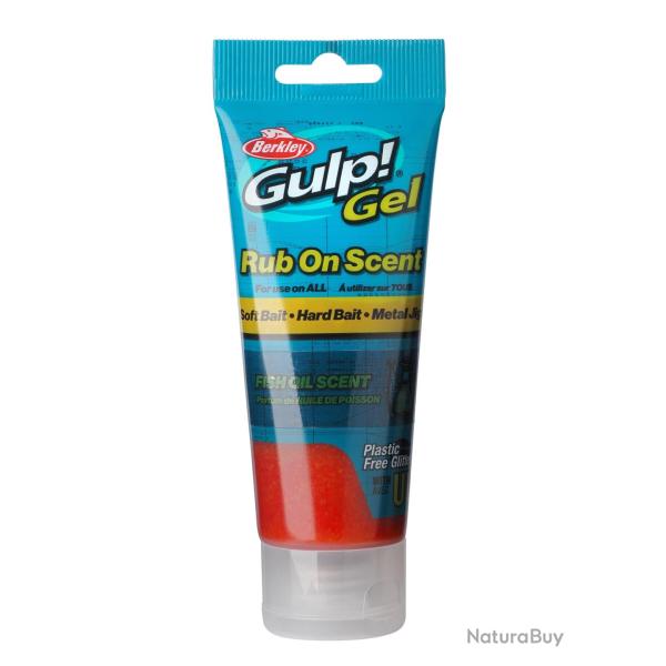 Attractant Berkley Gulp! Scent Gel 80ml Fishoil Orange Silver Flake