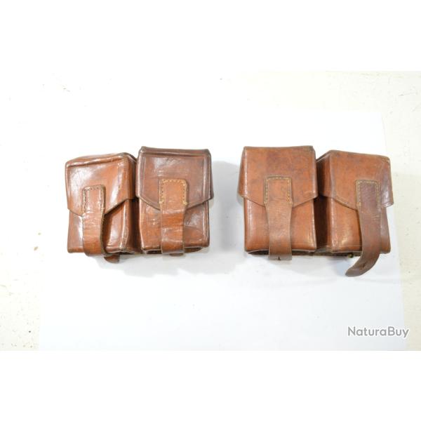 Paire de cartouchi�res pour Mauser Yougoslave VZ48 d�riv� Mauser 98K Yougoslavie