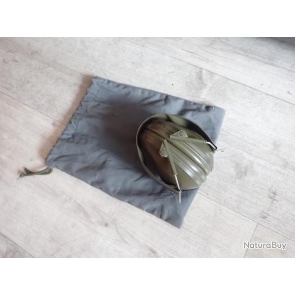 Casque anti bruit + housse. Arm�e Suisse. Id�al tir, TAR, Arm�e suisse (2)