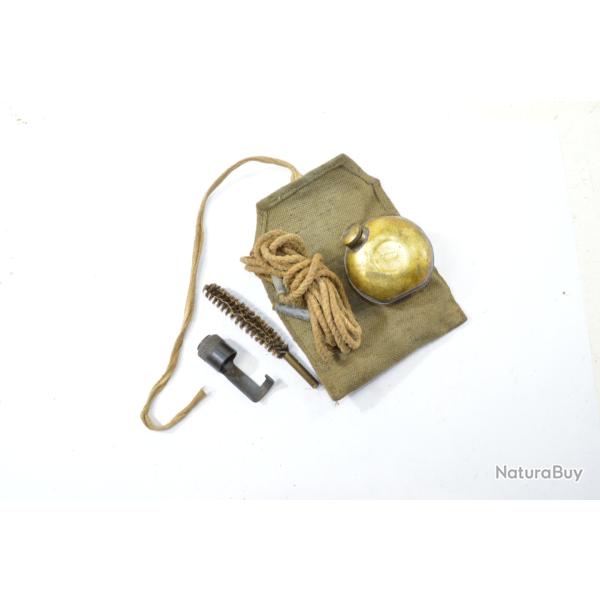 Kit / ncessaire de nettoyage pour Mauser Tchque VZ24 et drivs. Protge bouche, huilier (F)