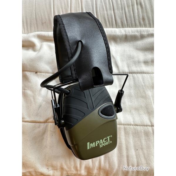 CASQUE �LECTRONIQUE IMPACT SPORT - TIR SPORTIF / BALL-TRAP / CHASSE - NEUF