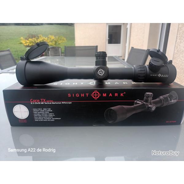 Lunette de vis�e Sight Mark 8.5-25x50R�ticule vert ou rouge, pr�te � monter.