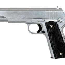 R&Eacute;PLIQUE PISTOLET &Agrave; RESSORT GALAXY G13S SILVER FULL METAL