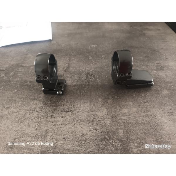 Montage pivotant BH 10 pour lunette de chasse diam�tre 25.4mm