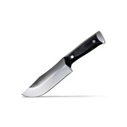 COUTEAU DE CHASSE KODIAK-H WILDSTEER MANCHE MICARTA NOIR LAME BROSS&Eacute;E