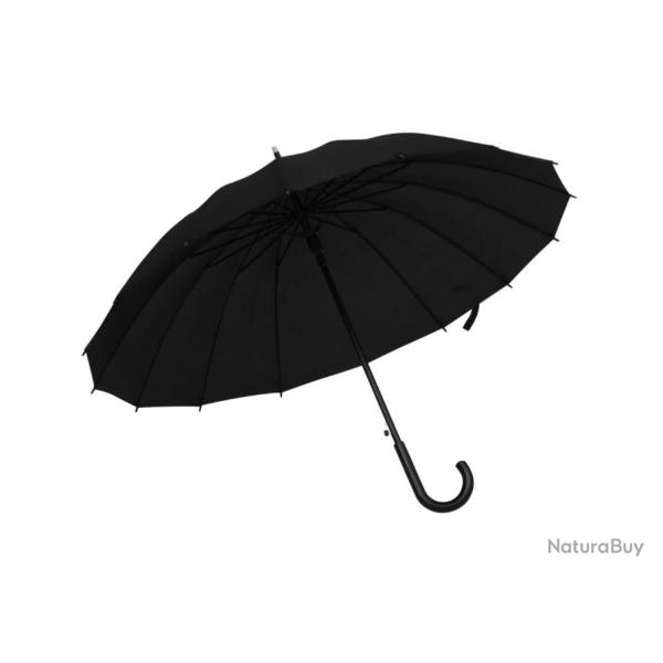 Parapluie automatique noir 120 cm tissu 190T PG r�sistant et confortable