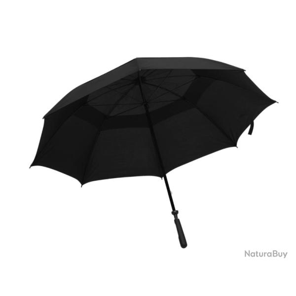 Parapluie golf noir 130 cm fibre de verre r�sistant � l'eau