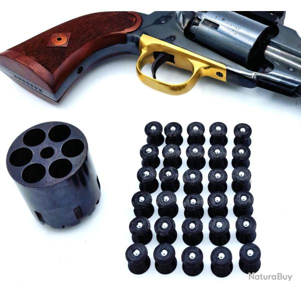 12 Ogives Terminator blind� Flex pour Tir r�duit Calibre 36 poudre noire