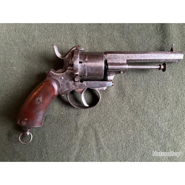 REVOLVER A BROCHE LEPAGE FRERES type LEFAUCHEUX cal. 9mm