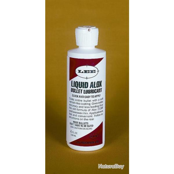 Lubrifiant pour ogives Lee Precision Liquid Alox 110ml