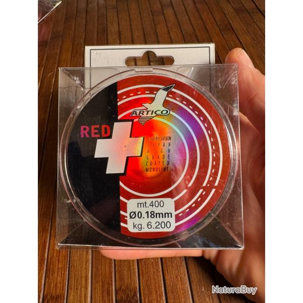 Artico Dinamite RED 400m -FIL P�CHE - 0,18mm 6,200Kg