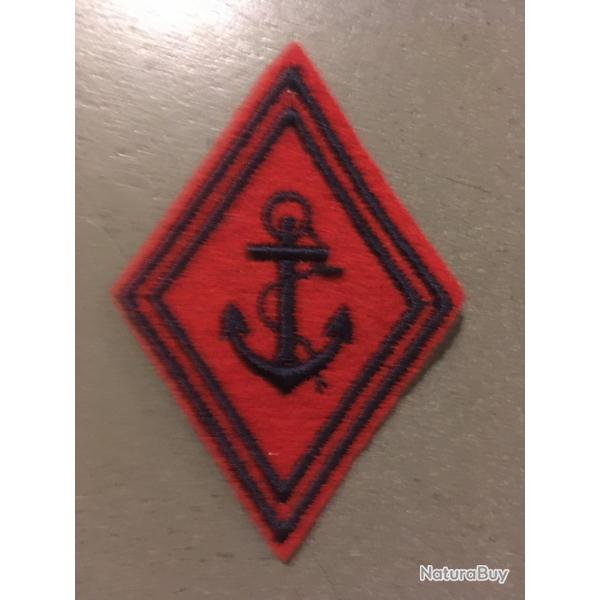 Insigne tissu Troupes de Marine