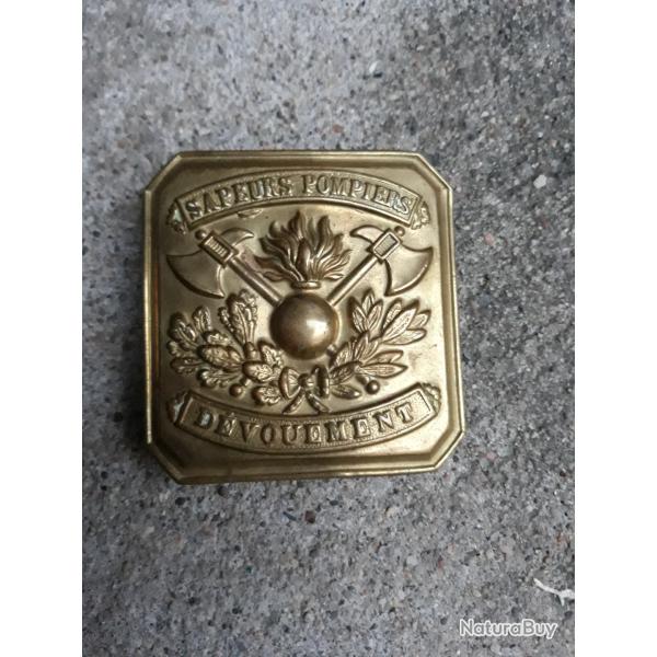 boucle de sapeurs pompiers devouement collection pompier militaria