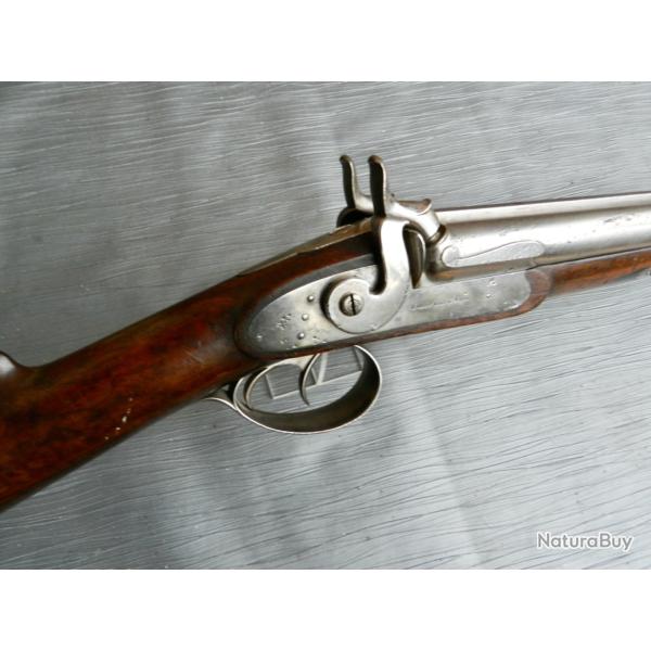 Fusil de chasse percussion � Gobert A�n� � Lyon (vers 1845-1855) � Cal. 12 extra-lourd � 4,7 kg