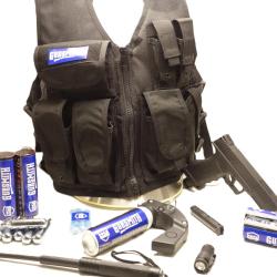 Veste tactique pens&eacute;e pour votre s&eacute;curit&eacute; un pack complet pr&ecirc;t &agrave; l'emploi Home D&eacute;fense GS50 Gunsmith
