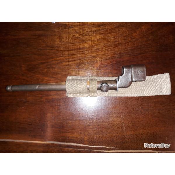 WW 2 baionnette clous enfild 42 avec fourreau 44