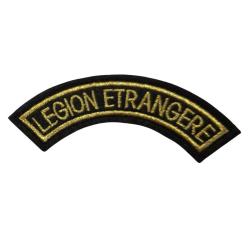 Ecusson de bras Demi-lune - L&eacute;gion &eacute;trang&egrave;re - Jaune