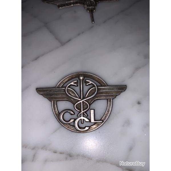 Bel insigne CCL Rond , Chambre de Commerce de Lyon par Augis .