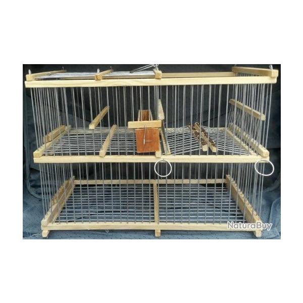 Cage � Pi�ge � Oiseaux Artisanale � R�p�tition -  Contr�le pour petits et moyens oiseaux