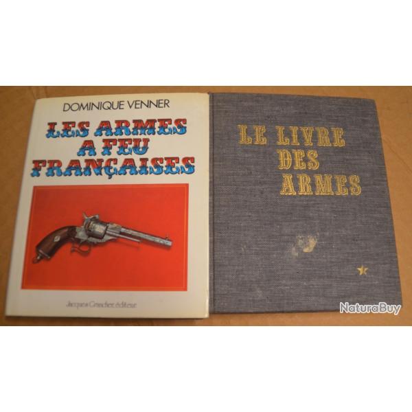 Lot de 2 livres arme a feu francaise et arme a feu