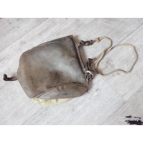 1911 SAC � PAIN SUISSE. Toile et cuir