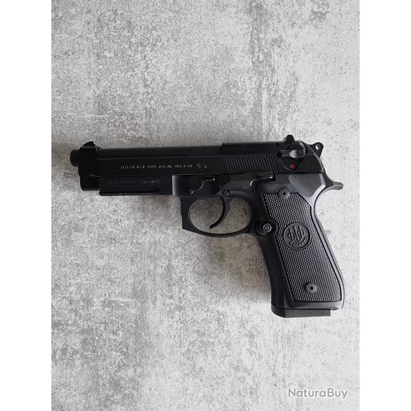 Beretta M9A1, avec 2 chargeurs, boite, malette, cadenas, documentation + 2 chargeurs offerts, TAR.