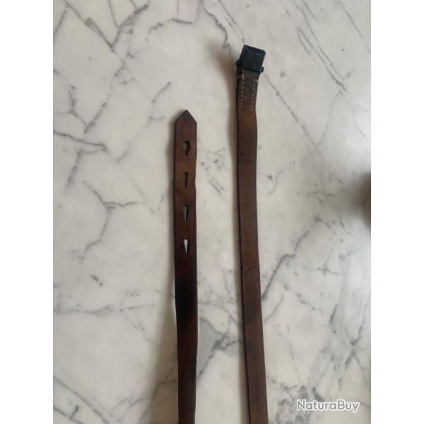 Bretelle fusil type K98 . 4 trous .