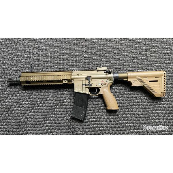 HK416 A5 GBBR RAL8000 VFC/Umarex full upgrade