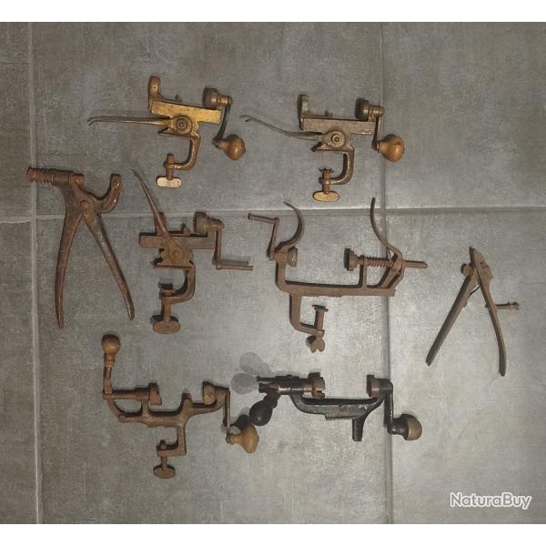 Lot de sertisseurs anciens calibre 16