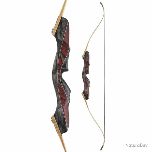 Arc d�montable Gallina rouge 64" 40lb - White Feather