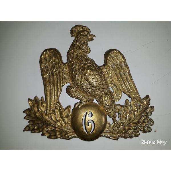 RARE plaque de shako monarchie de juillet collection histoire de france