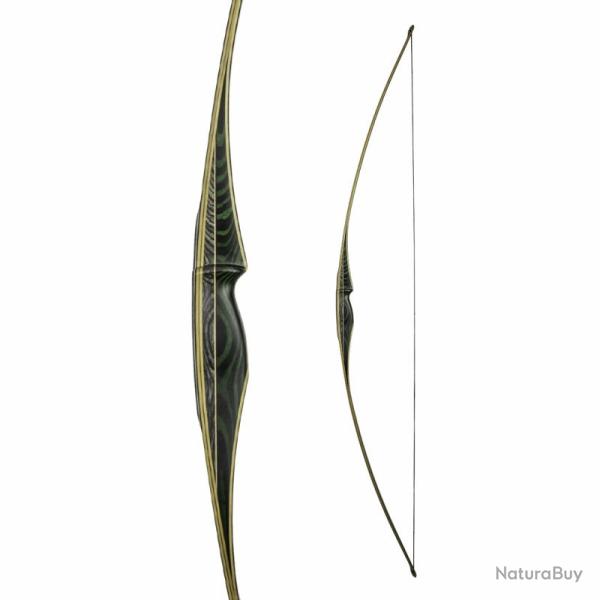 Longbow Turul Vert 68" 40lb Arc - White Feather