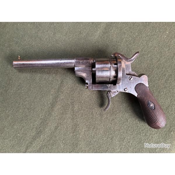 REVOLVER A BROCHE type LEFAUCHEUX cal. 9mm fabrication espagnole  Durango