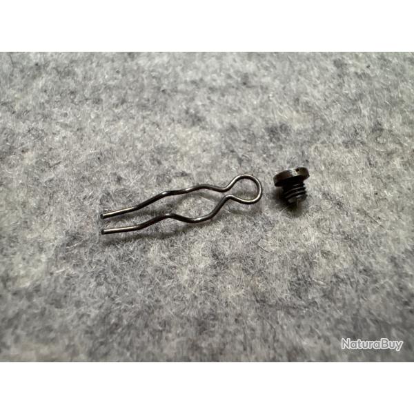 Ressort de suret� + vis pour fusil Lanber arma Cal12 superpos� (Ref130)