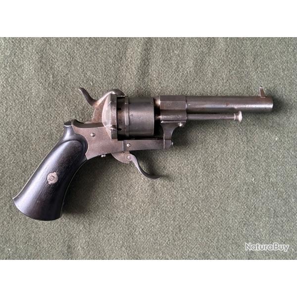 REVOLVER A BROCHE type LEFAUCHEUX cal. 7mm  n04