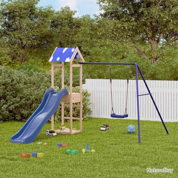 Aire de jeux d'ext�rieur bois de pin massif alsavelo